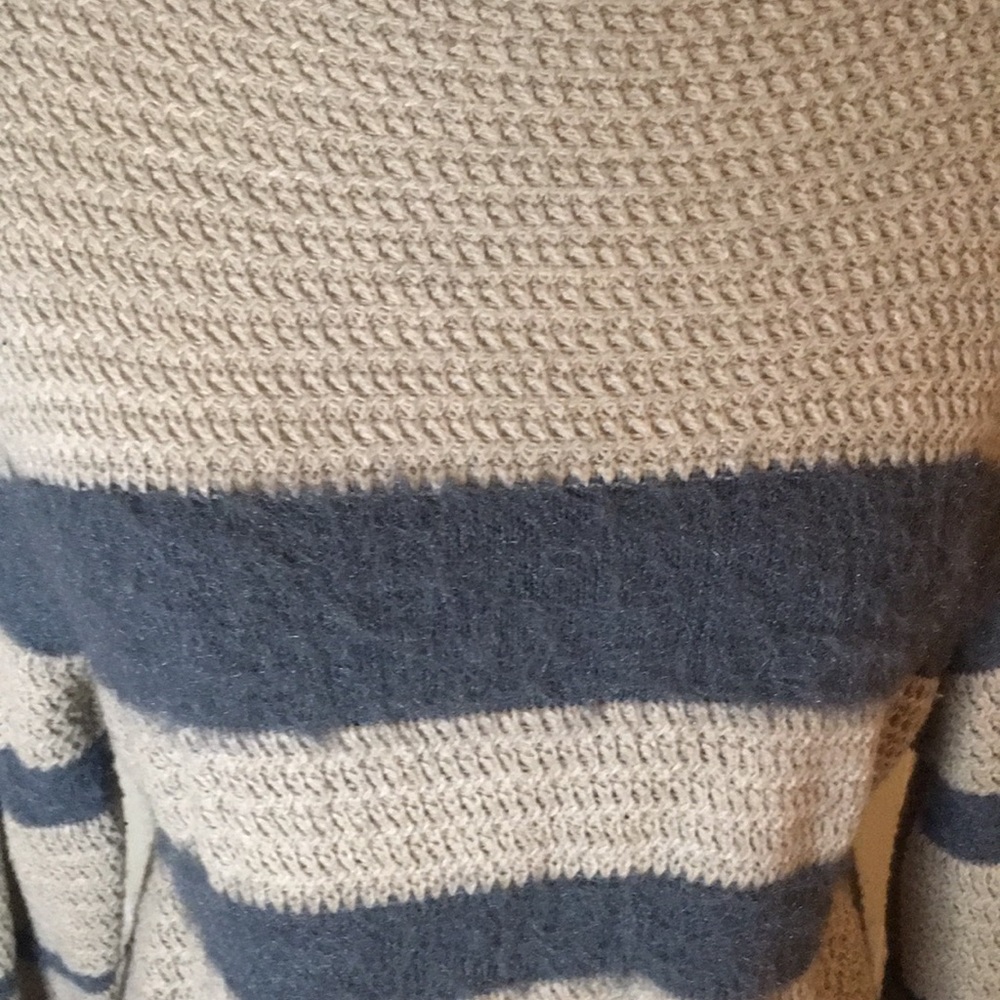 Lapis Large Polyester Wool Sweater Lagenlook Soft… - image 2